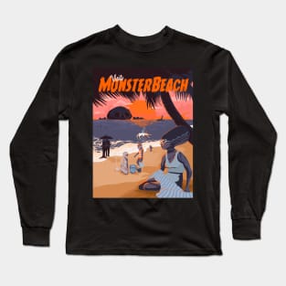 Monster beach summer Long Sleeve T-Shirt